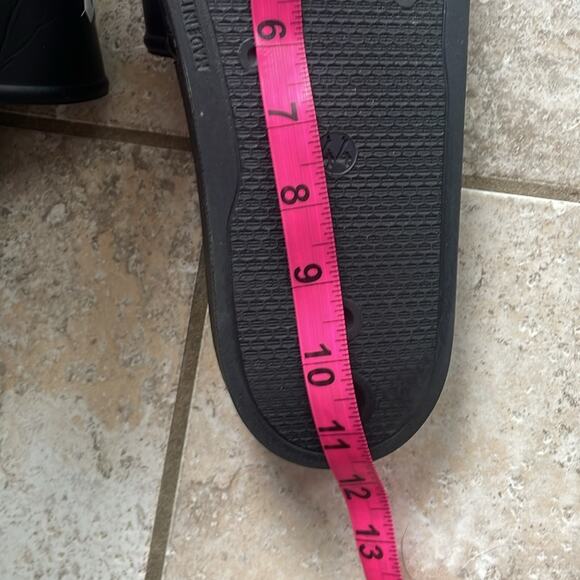 PALM ANGELS SLIDERS Sandals Black - Picture 14 of 16